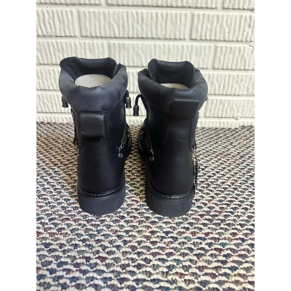 NIB HARLEY DAVIDSON Mens 13 Leather BRAKE LIGHT Riding Boots Biker Moto BLACK